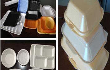 Contenitore per alimenti in schiuma PS